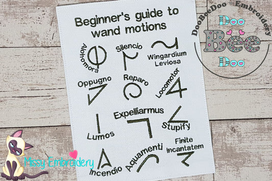 Begginer's Guide to Wanda Motions - Fill Stitch - Machine Embroidery Design