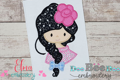 Cute Girl - Applique