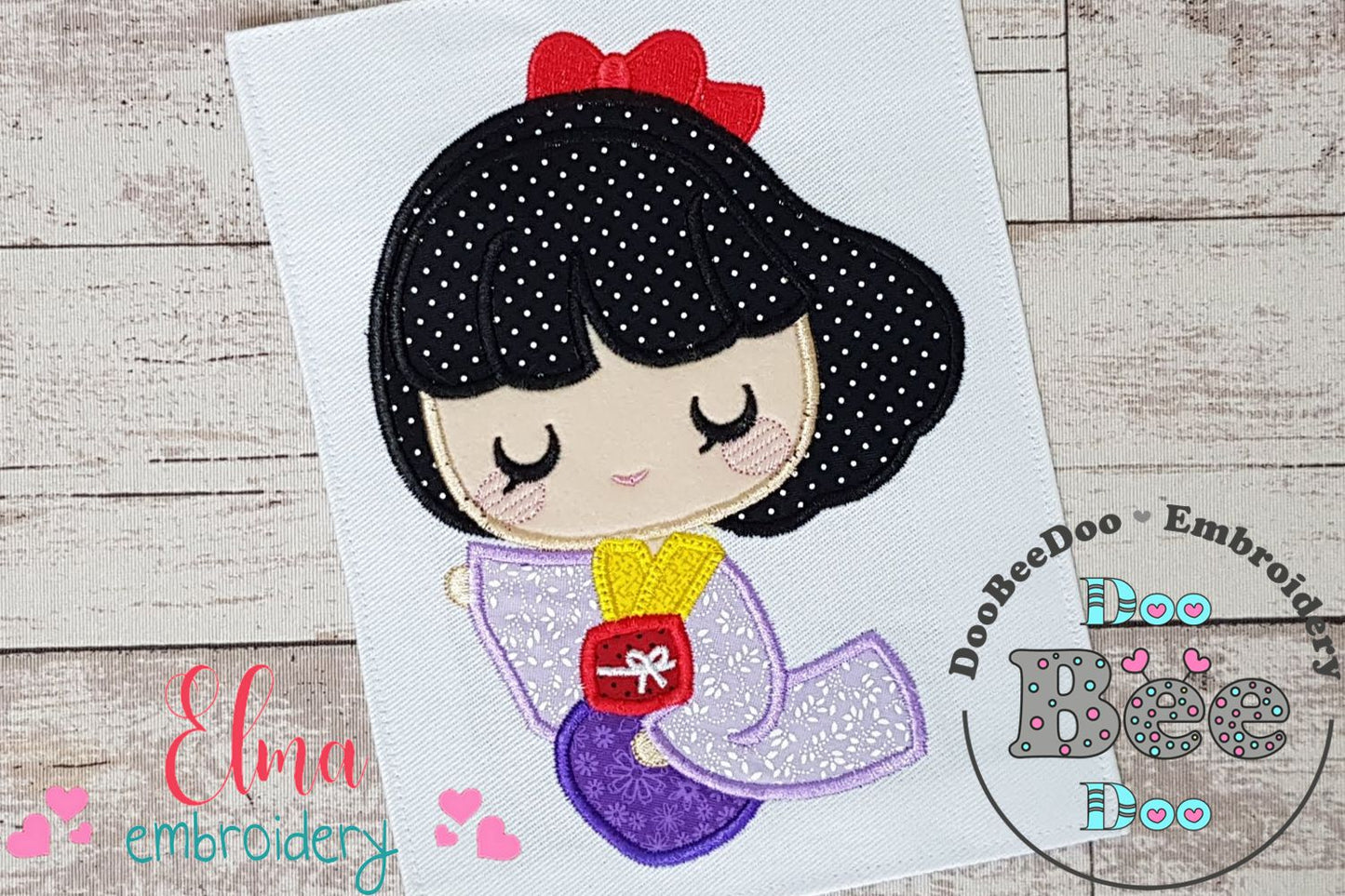 Pretty Japanese Girl - Applique