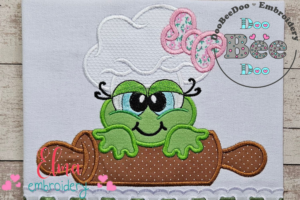 Kitchen Chef Frog - Applique