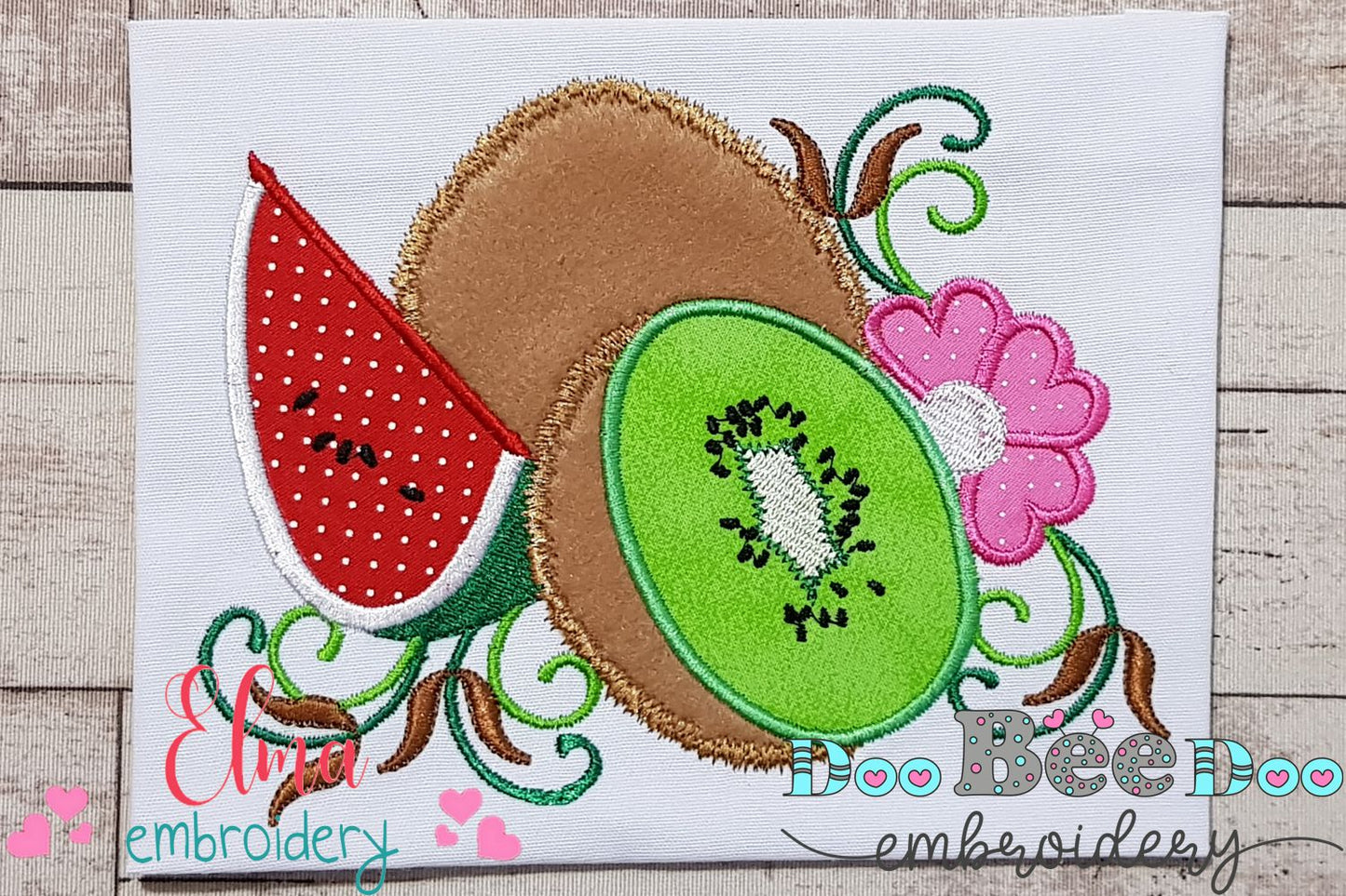 Kiwi and Watermelon - Applique
