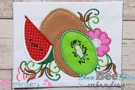 Kiwi and Watermelon - Applique