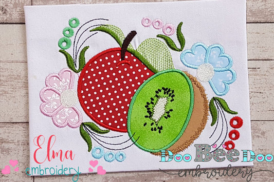 Apple and Kiwi - Applique