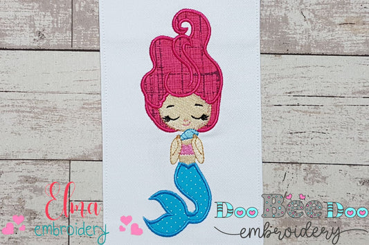 Cute Little Mermaid - Applique