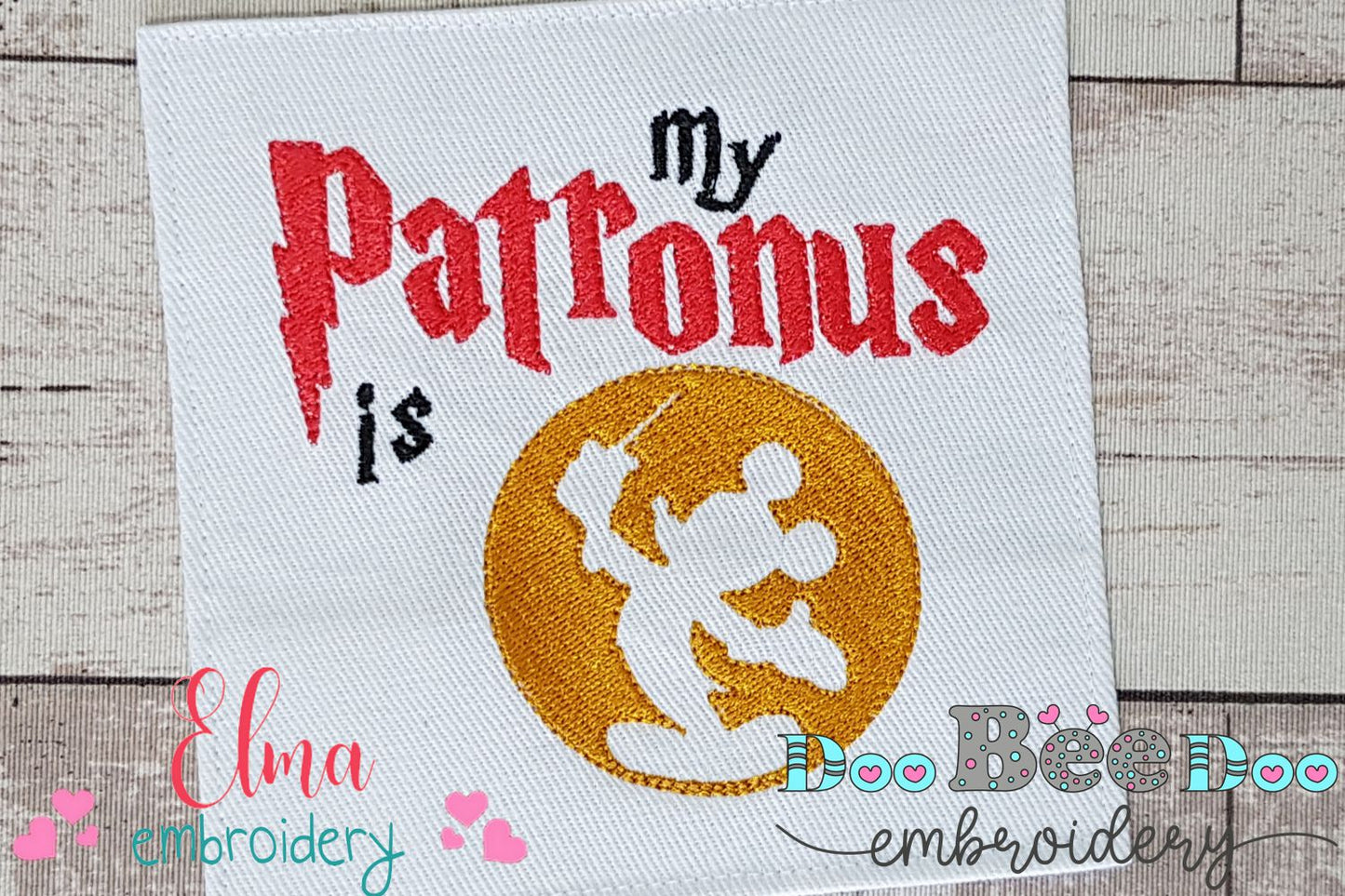 My Patronus is - Fill Stitch