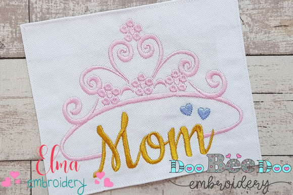 Mom Crown - Fill Stitch
