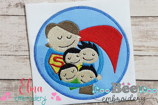 Super Mom Frame - Applique