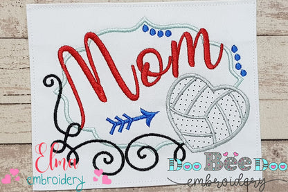 Volleyball Mom - Applique
