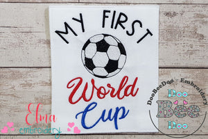 My First World Cup - Fill Stitch