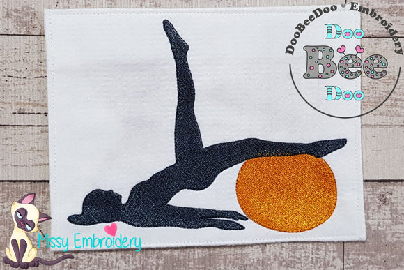 Pilates and Ball - Fill Stitch