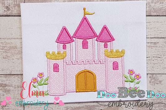 Princess Castle - Applique Machine Embroidery Design