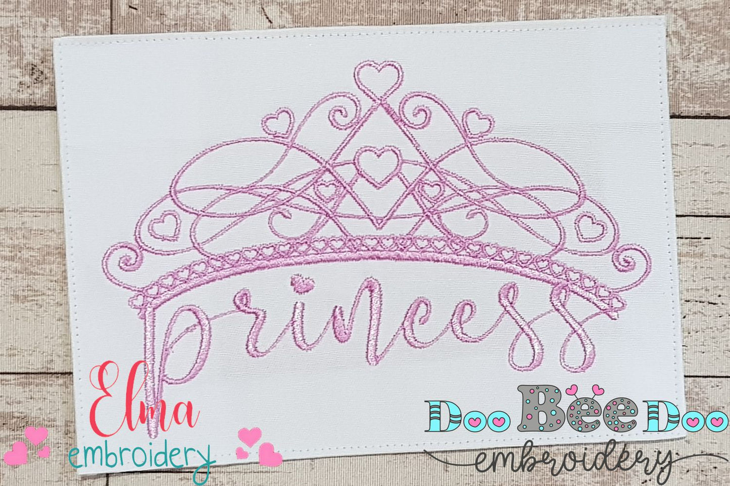 Princess Tiara - Fill Stitch