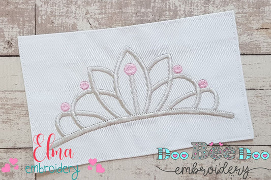 Princess Tiara - Fill Stitch