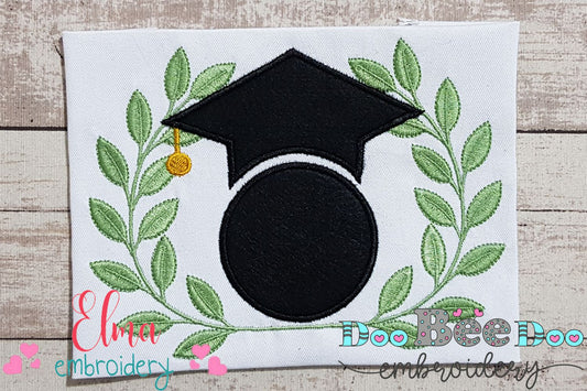 Graduation Frame and Cap - Applique
