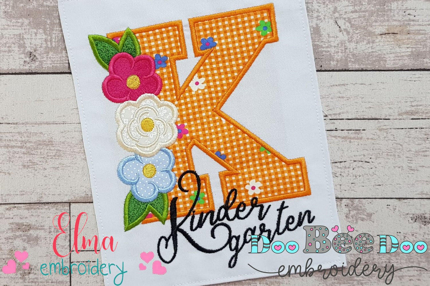 Kinder Garten Flowers - Applique