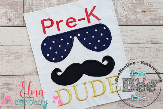 Pre-K Dude - Applique