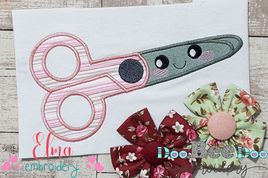 Happy School Scissors - Applique