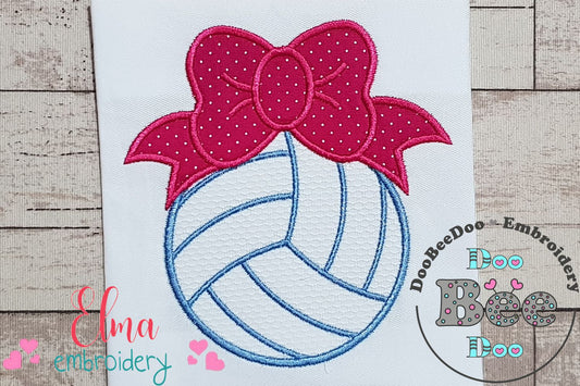 Voleyball Bow - Applique