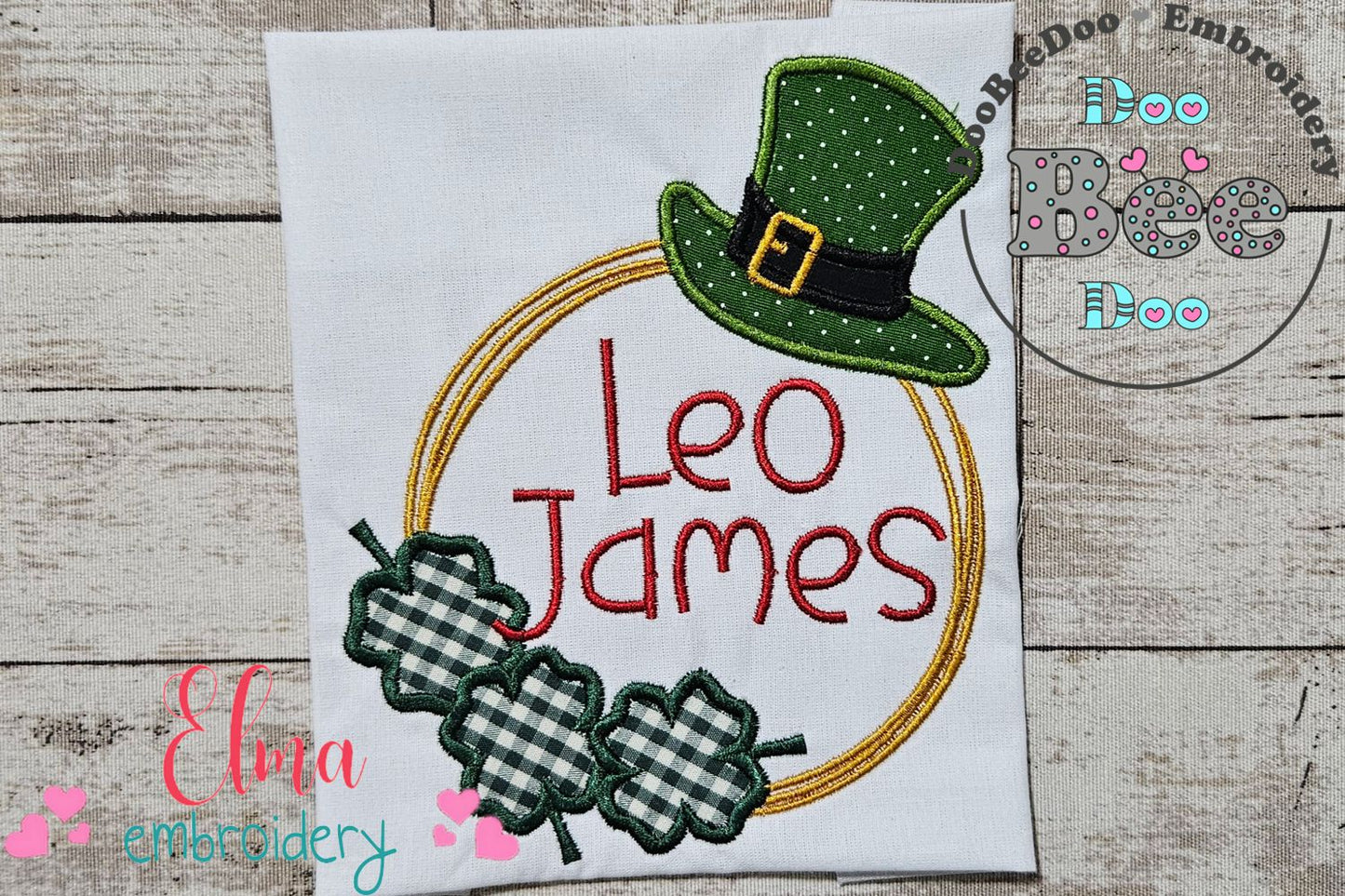 St. Patricks Frame - Applique