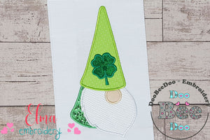 Little St. Patrick's Gnome - Applique