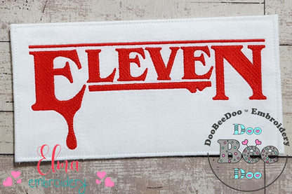 Eleven - Fill Stitch
