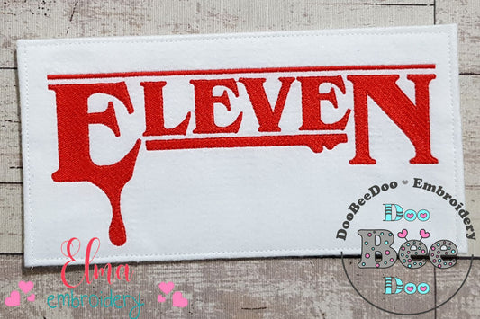 Eleven - Fill Stitch