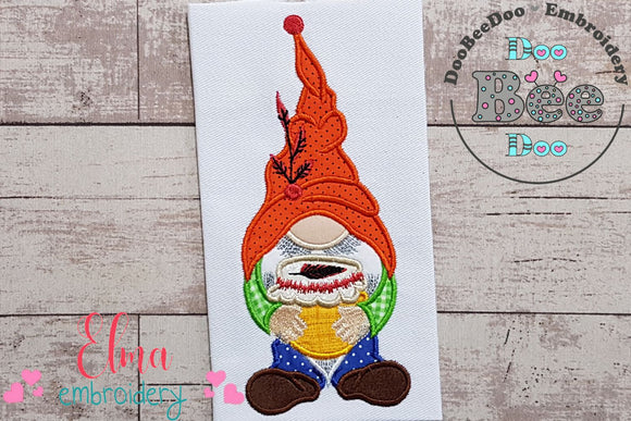 Thanksgiving Gnome with Honey - Applique