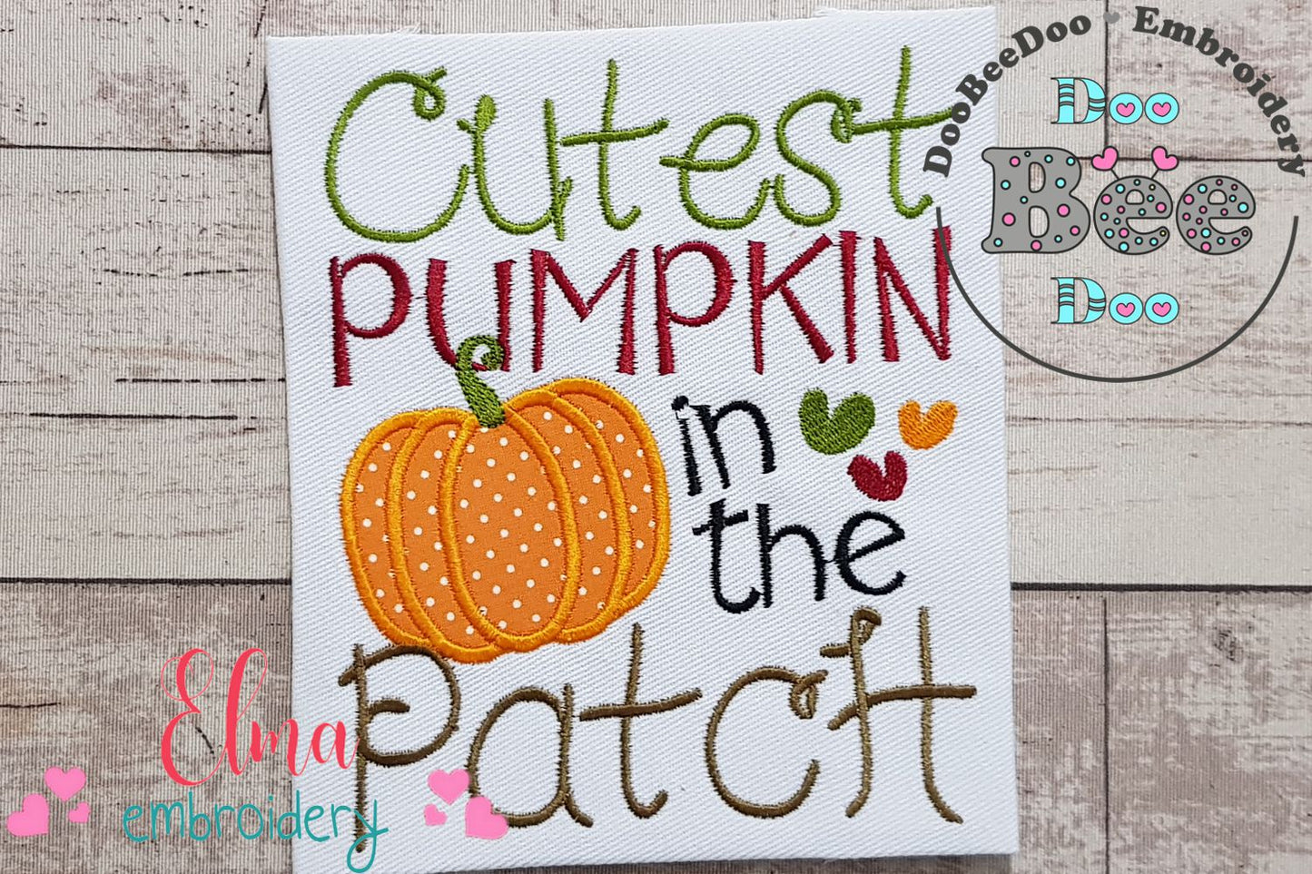 Cutest Pumpkin in the Patch - Applique