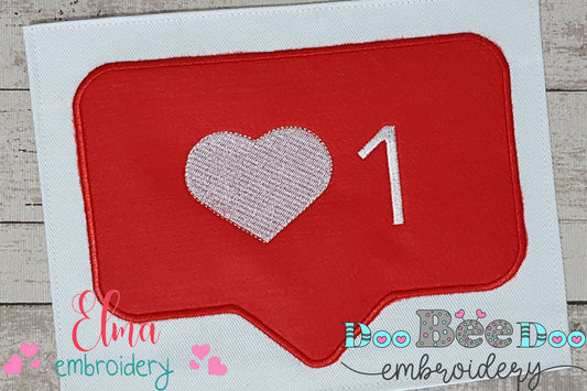 Love Notification  - Applique