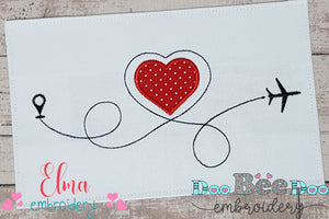 The Route of Love - Applique