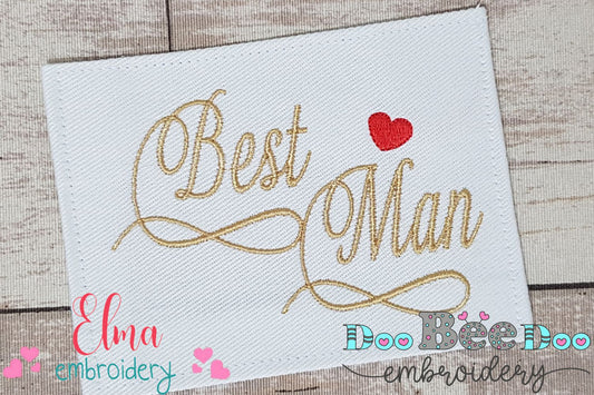 Best Man - Fill Stitch