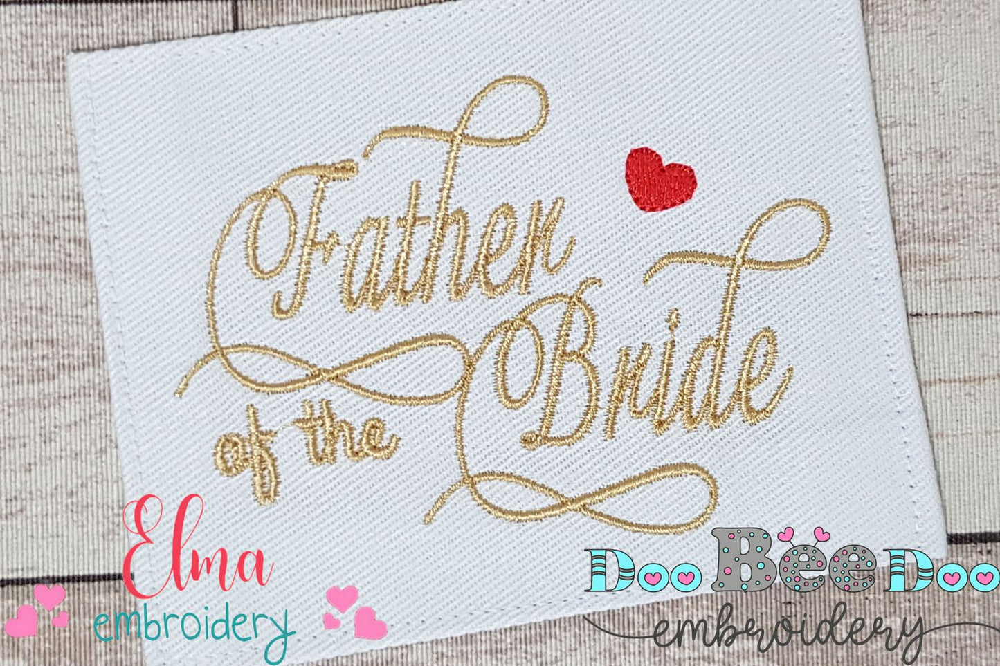 Father of the Bride - Fill Stitch