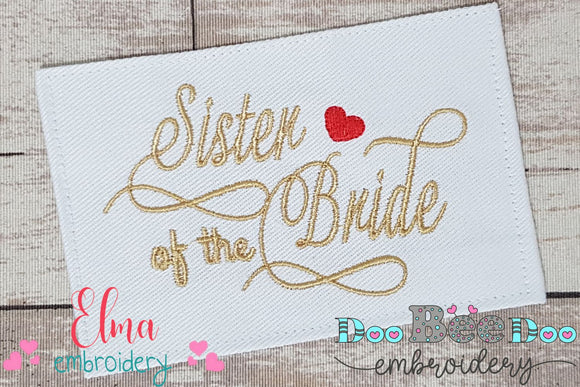 Sister of the Bride - Fill Stitch