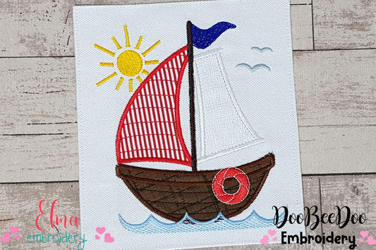 Sail Boat - Applique