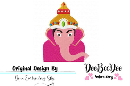 Ganesh - Fill Stitch - Machine Embroidery Design