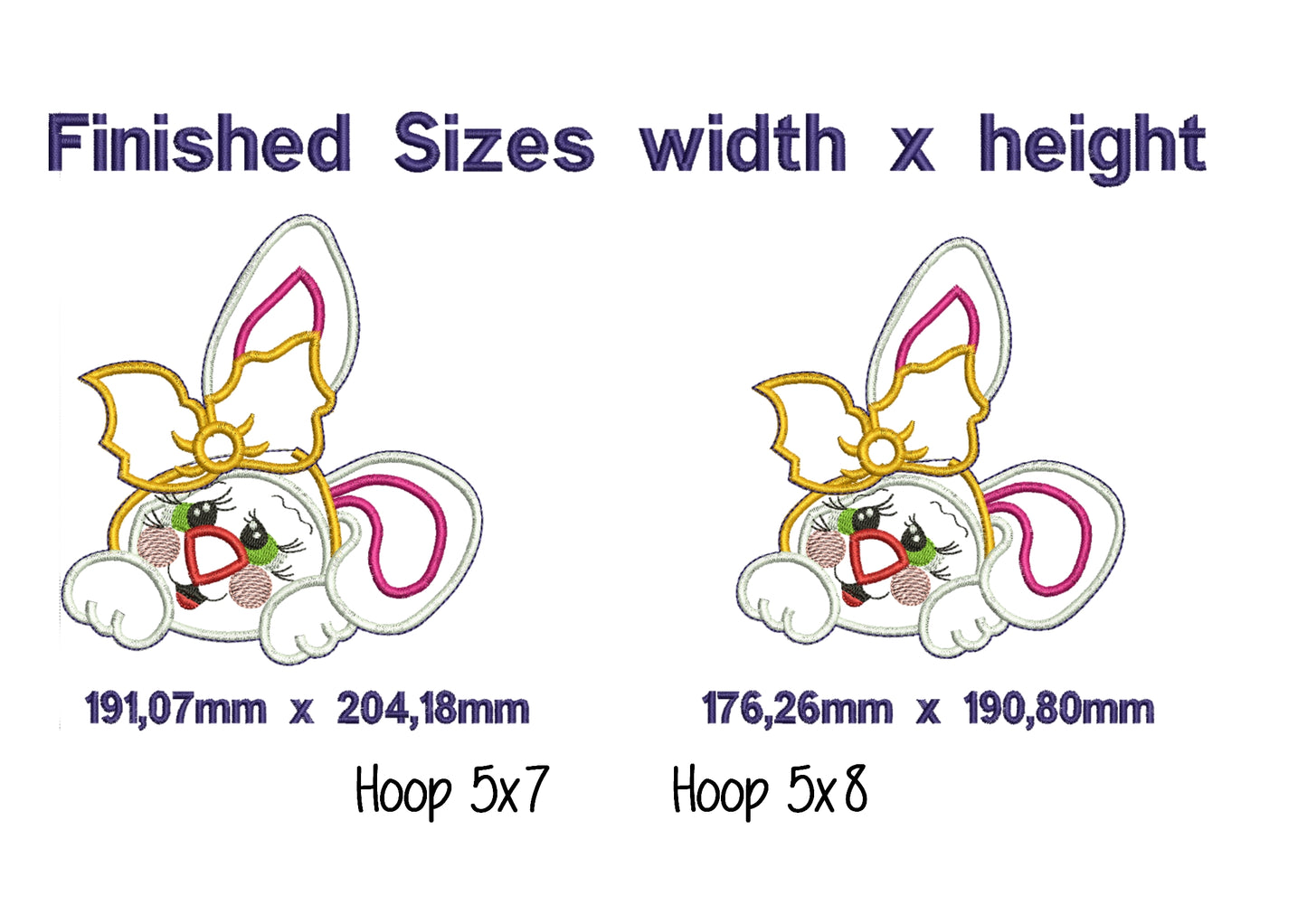 Dish towel holder  Easter - ITH Project - Machine Embroidery Design