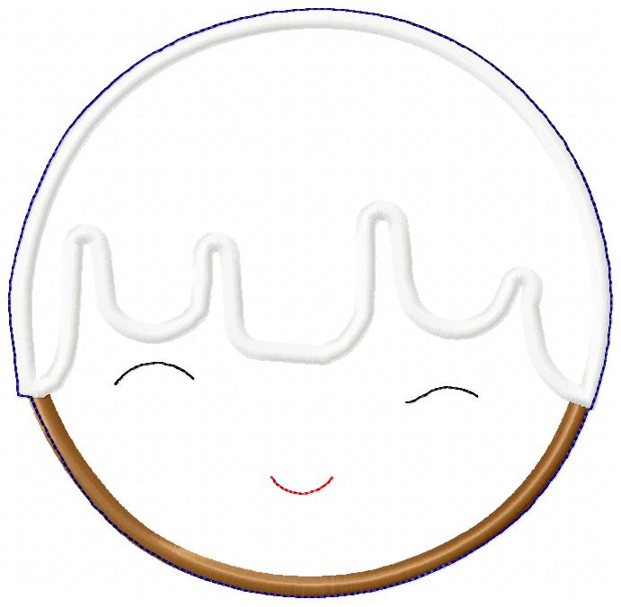 Santa Claus Family Vase Ornament - ITH Project - Machine Embroidery Design