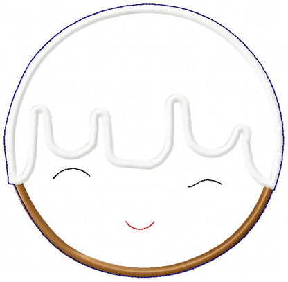 Santa Claus Family Vase Ornament - ITH Project - Machine Embroidery Design