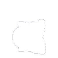 Halloween Kitty with Frog and Pumpkin Ornament - ITH Project - Machine Embroidery Design