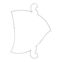 Little Ghost with Broom Ornament - ITH Project - Machine Embroidery Design