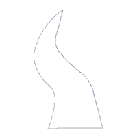 Little Ghost with Broom Ornament - ITH Project - Machine Embroidery Design