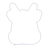 Cow and Fence Ornament - ITH Project - Machine Embroidery Design