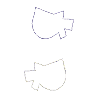 Cow and Fence Ornament - ITH Project - Machine Embroidery Design