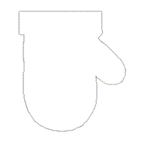 Christmas Birds Cutlery Holder - ITH Project - Machine Embroidery Design