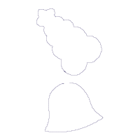 Christmas Elements Wreath Ornament - ITH Project - Machine Embroidery Design