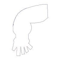 Cute Boy Scarecrow Vase Ornament - ITH Project - Machine Embroidery Design