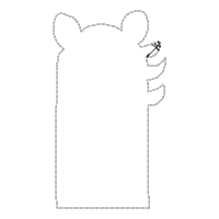 Safari Animals Finger Puppets - ITH Project - Machine Embroidery Design