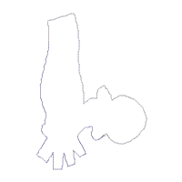 Cute Boy Scarecrow Vase Ornament - ITH Project - Machine Embroidery Design