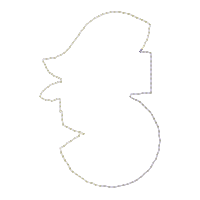 Pirate Cake Topper number 5 - ITH Project - Machine Embroidery Design