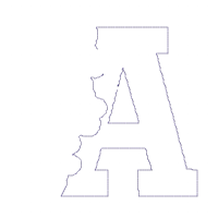 Monogram A and Flowers - Applique - Machine Embrodiery Design